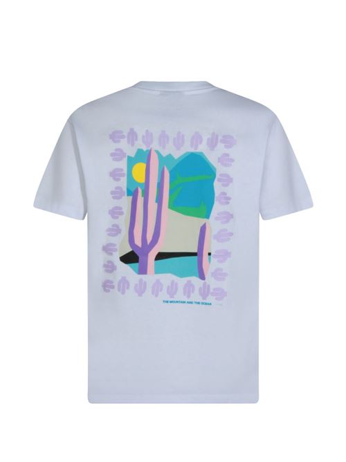 T-shirt uomo Mauna Kea logo wash lilla MAUNA KEA | MKU100K100